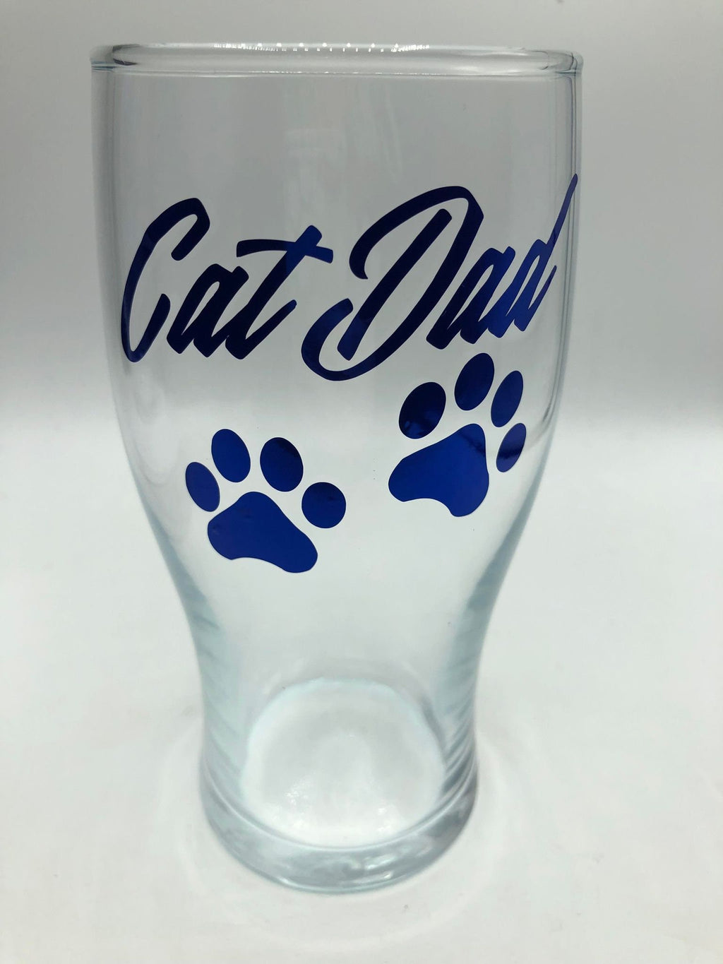 Cat Dad Pint Glass, Fathers Day Gift, Christmas Gift, Cat Dad Gift, Cat Dad Glass, Personalised Cat Gift, Cat Dad Lover Gift, Cat Owner Gift