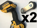 Belt Clip Wall Mount for DeWalt Cordless Drill - Shed, Van or Workshop (x2)