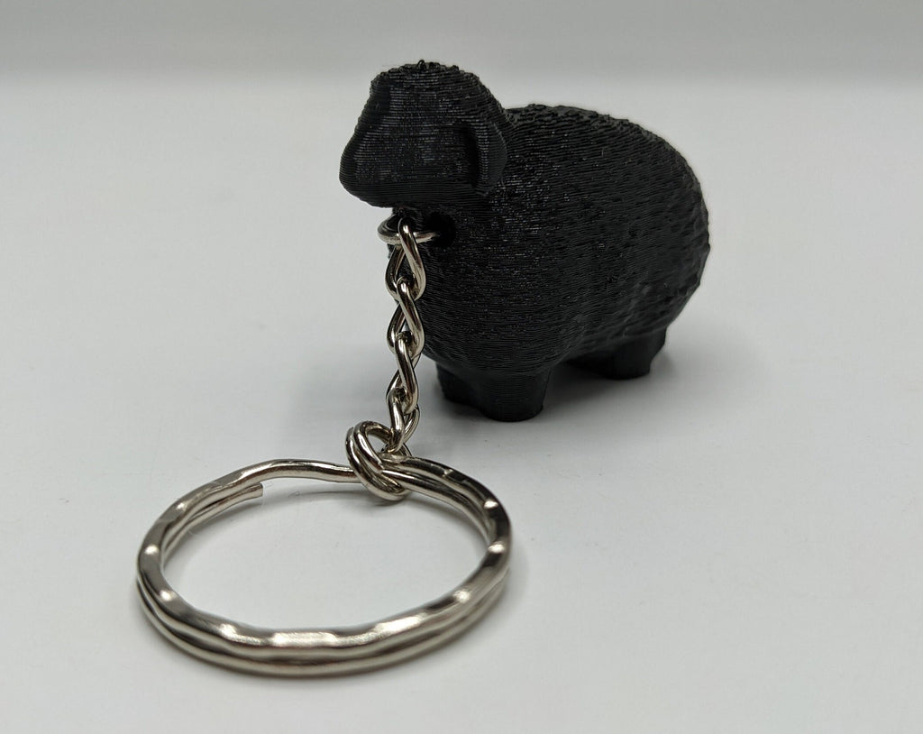 Sheep Keyring, Sheep Lover Gift, Sheep Keychain, Sheep Bag Tag Charm Gift, Ram Keyring, Ram Bag Tag, Gift for Farmer, Farmer Keepsake, Sheep