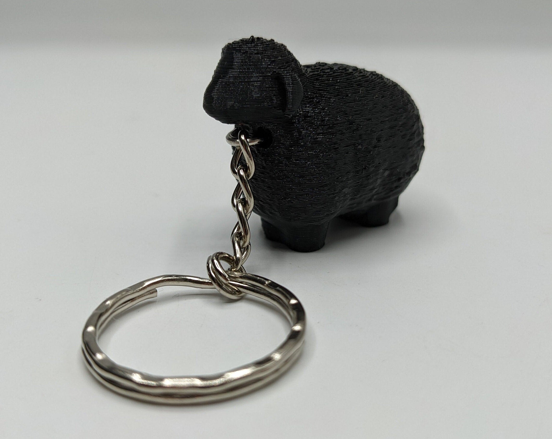 Sheep Keyring, Sheep Lover Gift, Sheep Keychain, Sheep Bag Tag Charm Gift, Ram Keyring, Ram Bag Tag, Gift for Farmer, Farmer Keepsake, Sheep