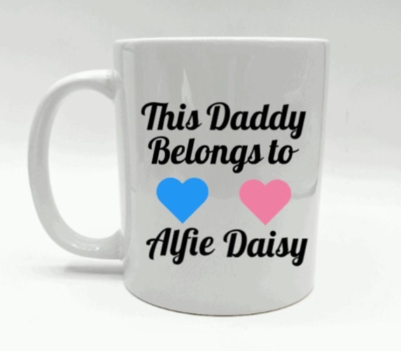 Personalized 'This Daddy Belongs To' Mug, Father's Day Gift