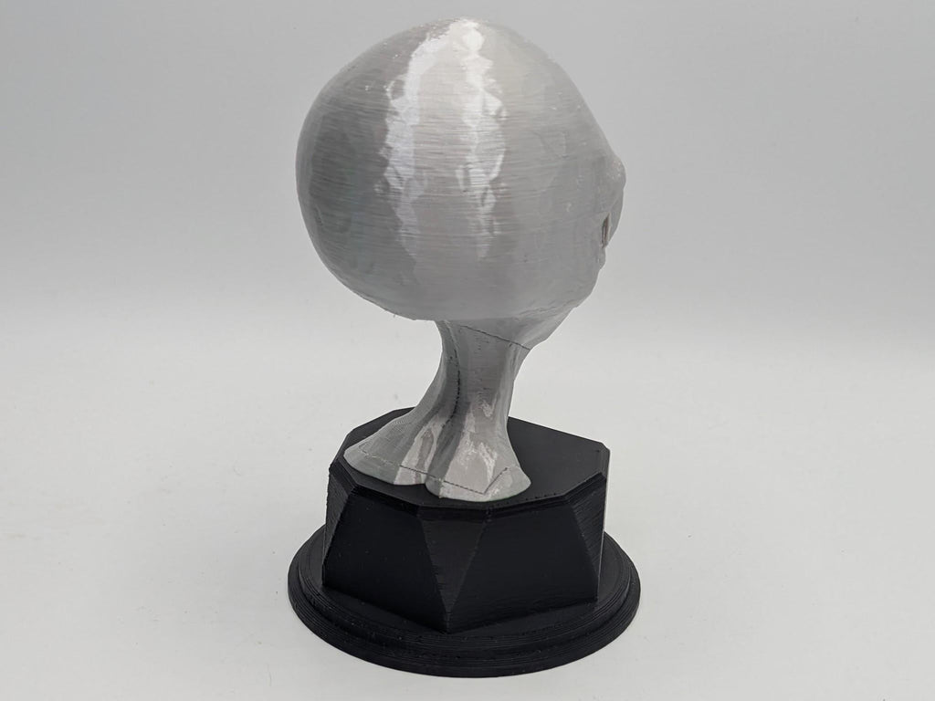 Personalised Alien Trophy, Alien Trophy, Alien Head Trophy Award, Custom Trophy, Golden Award, Sci Fi Lover Trophy, Sci Fi Office Award Gift