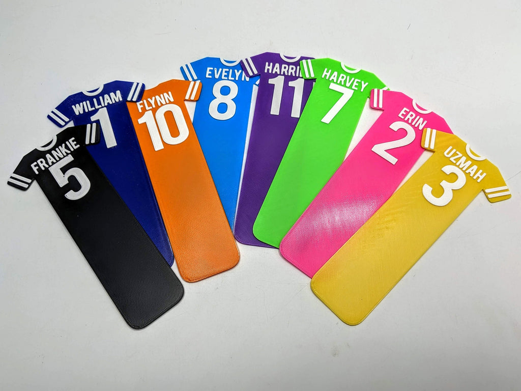 Rugby Shirt Bookmark, Personalised Rugby Gift, Rugby Reading Gift, Rugby Lover Gift, Rugby Bookmark Gift, Rugby Party Bag Filler, Rugby Read