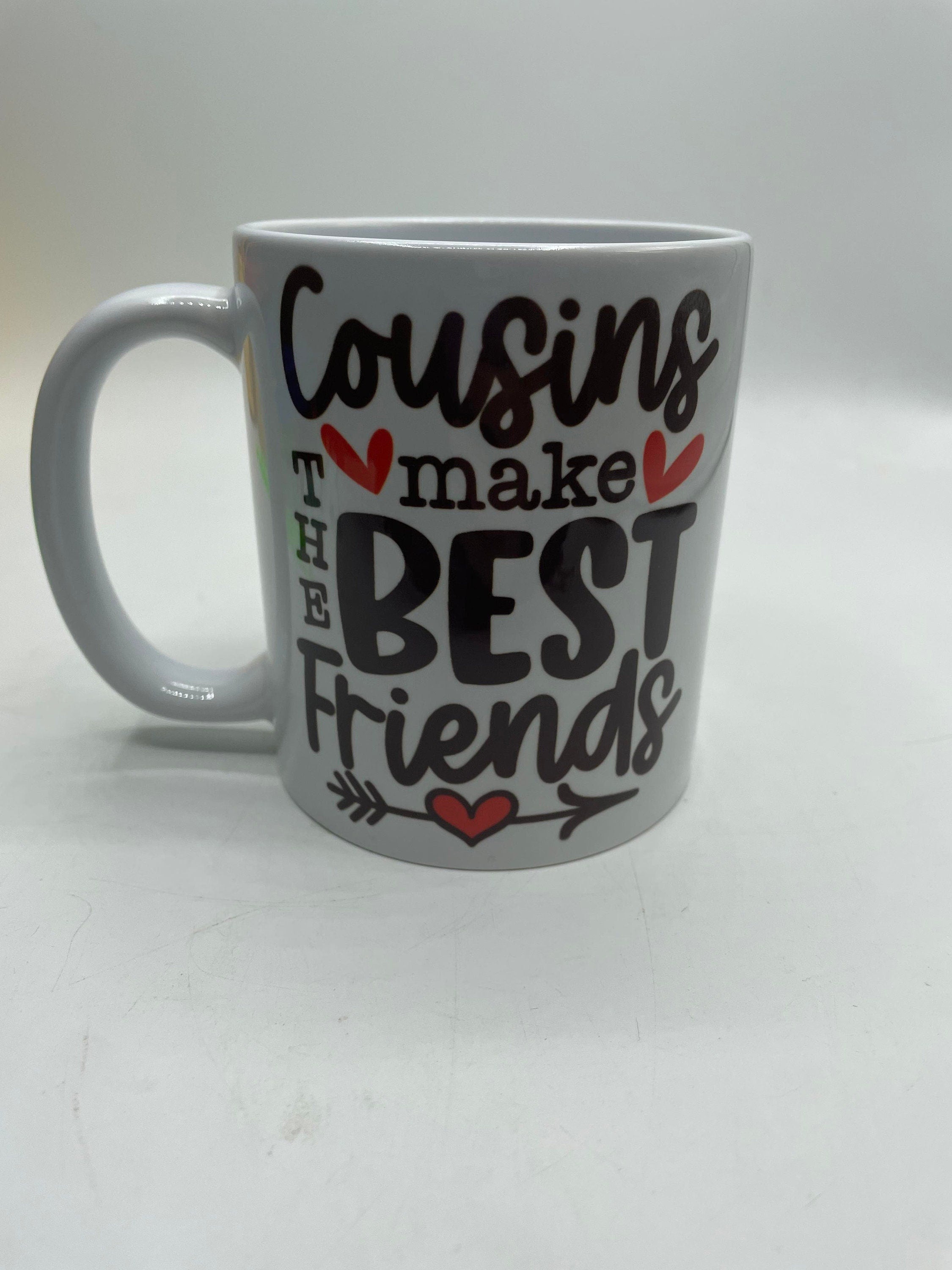 Cousins Best Friends Mug, Cousin Gift, Cousin Birthday Gift, Gift for Cousin, Cousin Christmas, Best Cousin Gift, Funny Cousin Mug, Cousin