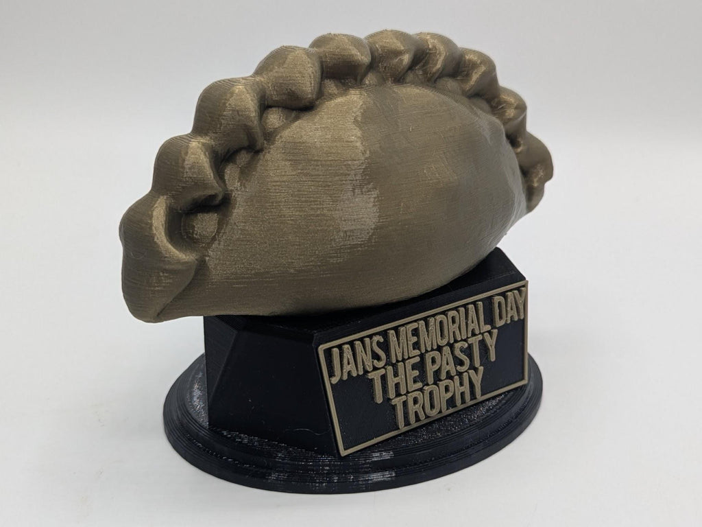 Cornish Pasty Trophy, Cornish Pasty Award, Custom Trophy Gift, Pasty Lover Gift, Office Trophy Gift, Cornish Pasty Lover Best Employee Award