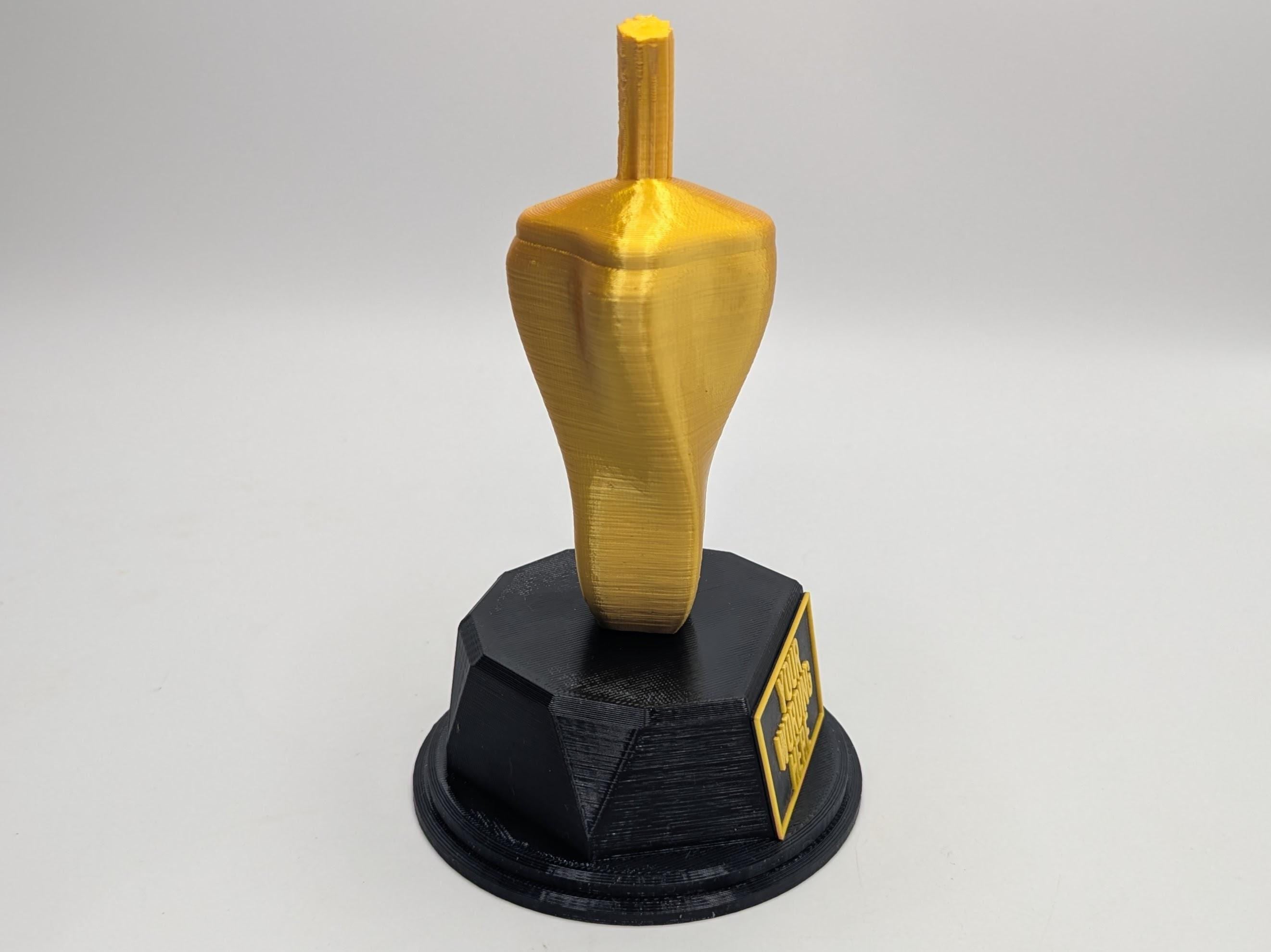 Personalised Chilli Trophy, Chilli Lover Gift, Chilli Pepper Gift, Vegetable Award, Chilli Award, Custom Chilli Trophy, Chilli Shaped Gift