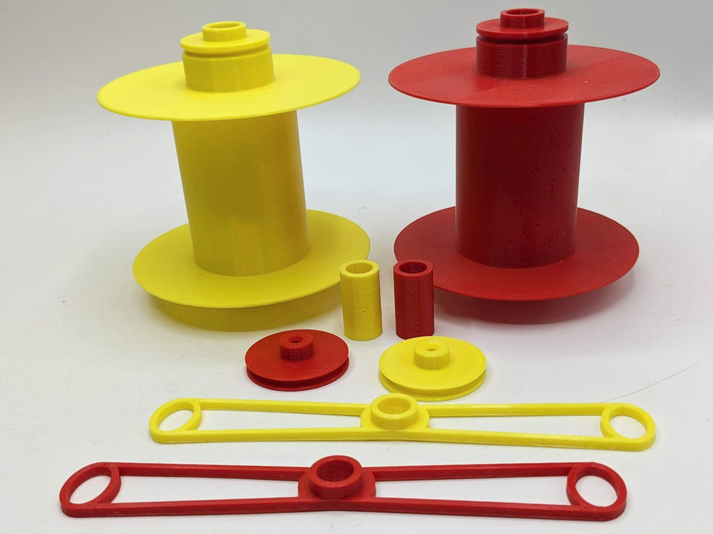 EEW 6.0 Lace Flyer Set (Qty: 1) - Bobbin, Bearings, Flyer Support & Pulley for EEW 6.0 / EEW 6.0 Accessories Set / Eew Spinning Wheel Set