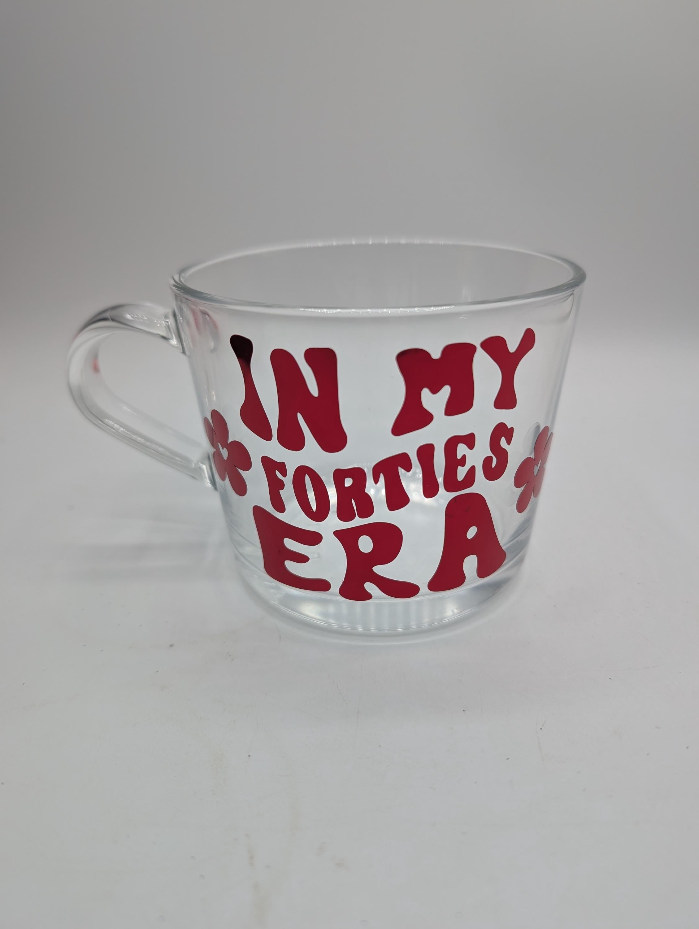My Forties Era Mug, Gift for Her, 40th Birthday Present, Present For Her, 40 Today Mug, Birthday Mug Present, 40th Birthday Milestone
