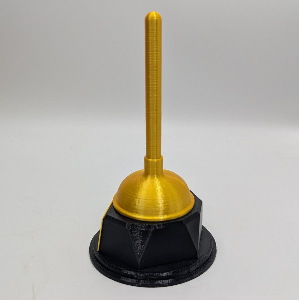 Personalised Plunger Trophy, Custom Trophy Gift, Builder Trophy Gift, Plumber Trophy Gift, Best Plumber Award, DIY Trophy Gift, Custom Award