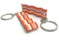 Bacon Keyring / An Ode to Bacon Keychain / Bacon Lovers Bag Tag Charm / Novelty Food Keyring / Meat Keychain / Bacon Bag Tag / Bacon Gift