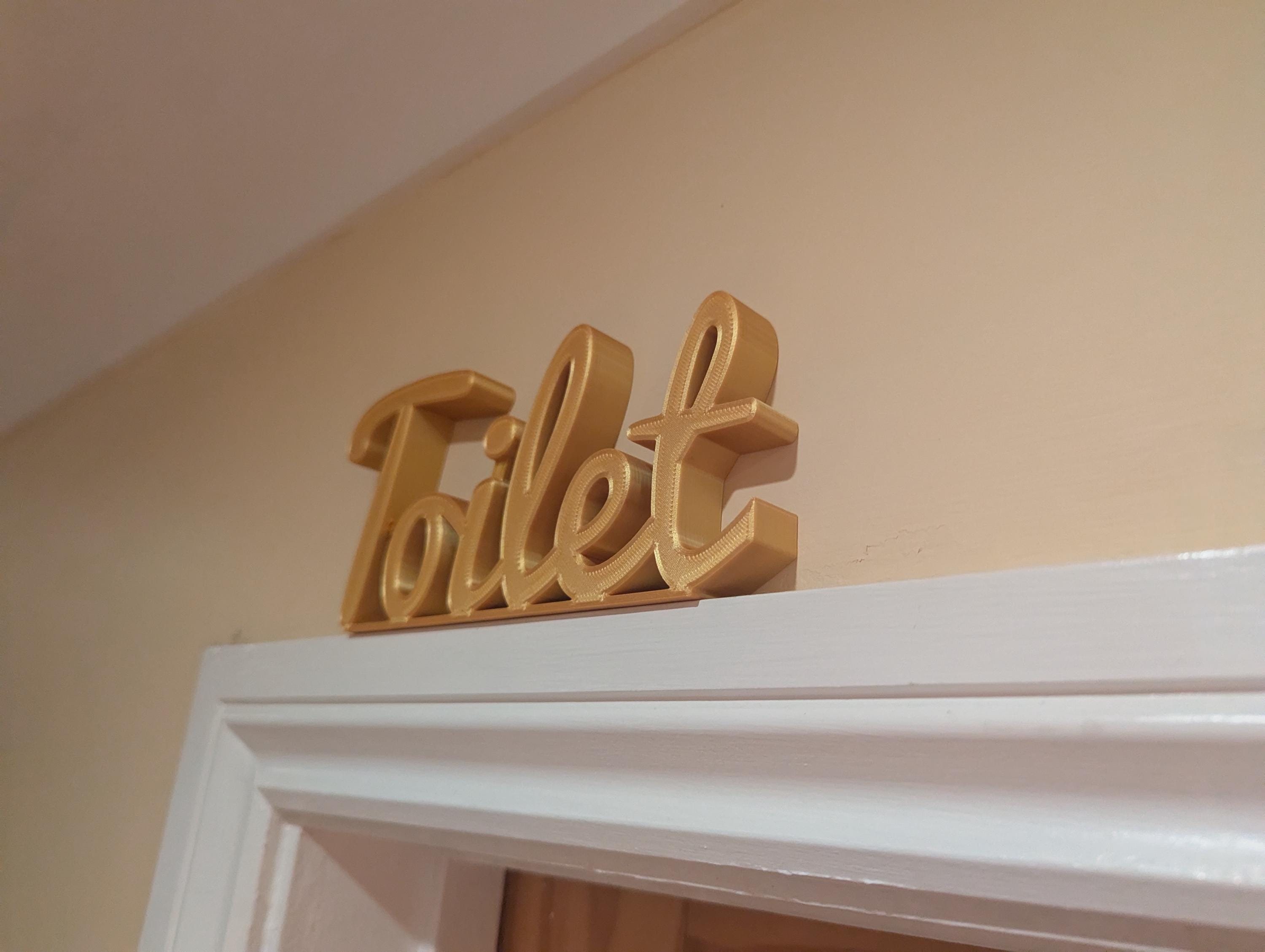 Toilet Door Sign, The Loo Sign, Fun Door Sign, Door Topper, Custom Door Sign, Toilet Sign, Above Door Sign, Quirky Door Sign, Home Decor