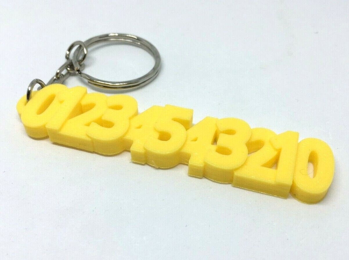 Phone Number Keyrings, Get Lost Keys Back, Telephone Number Keyring, Family Day Out, Lost Child, ASD, ADHD, Alzheimer's, Dementia, Under 5