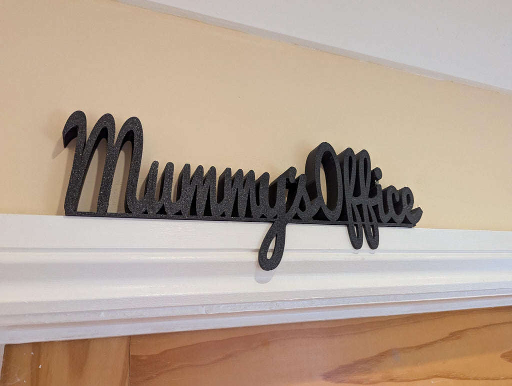 Mummy's Office Door Sign, Mum Door Sign, Door Topper, Custom Door Sign, Mum Wall Sign, Above Door Sign, Quirky Sign, Gift for Mum, Mum Space