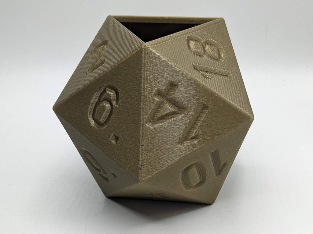 D20 Dice Pen Pot for Role Playing Table Top Gamers / D20 Pot Table Top Gaming / RPG Dice Pen Pot Gift / Pen Pot in the shape of D20 Dice