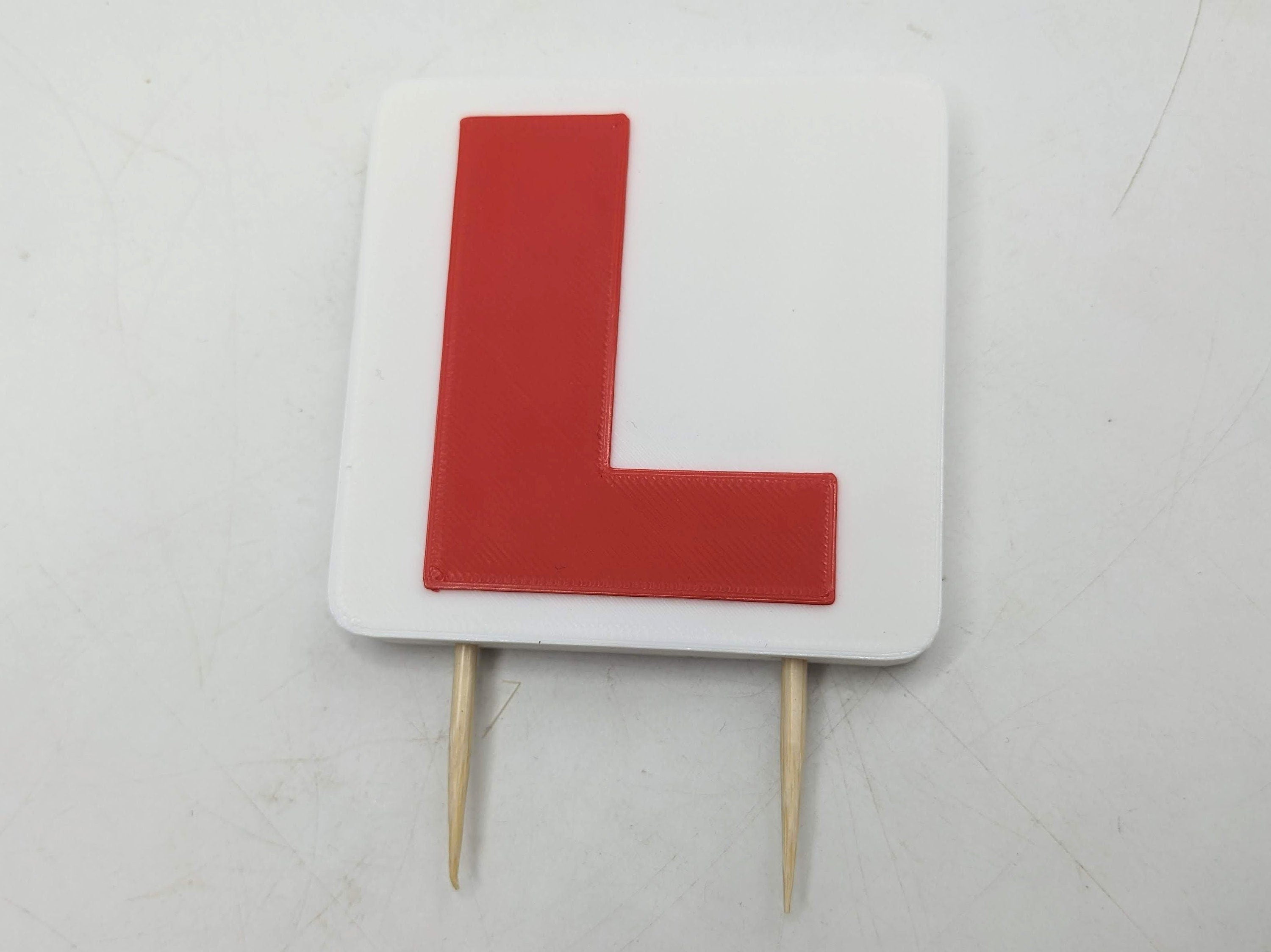 Learner Driver Cake Topper / New Driver Cake Topper / LPlate Cake Topper / 17th Birthday Cake /P Plate Cake Topper / Just Passed Cake Topper