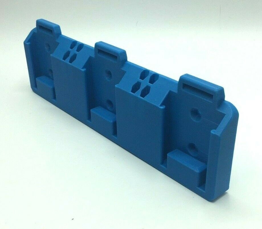 Triple Battery Mount for Parkside X 20V - Shed, Under Shelf or Workshop (Qty:1) / Storage Solution for Parkside 20V Battery / Parkside Mount