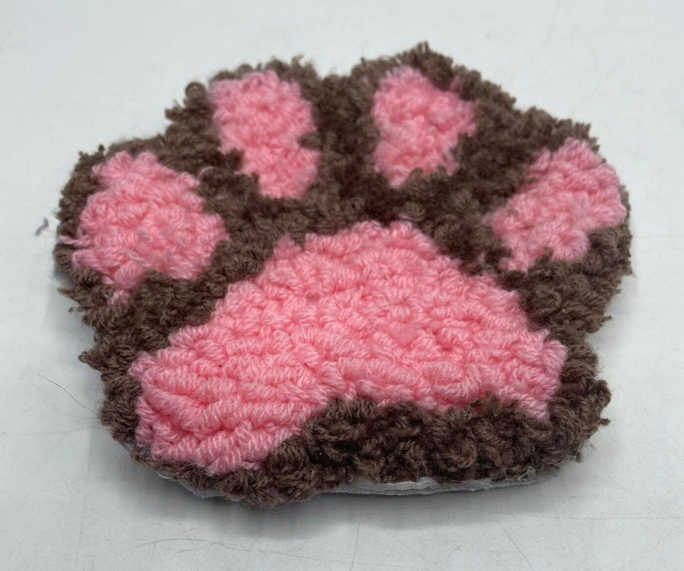 Dog Paw Print Coaster / Mug Rug / Mother's Day Gift / Handmade Mug Rug Coaster / Paw Print Coaster / Drink Coaster / Drink Coaster / Dog
