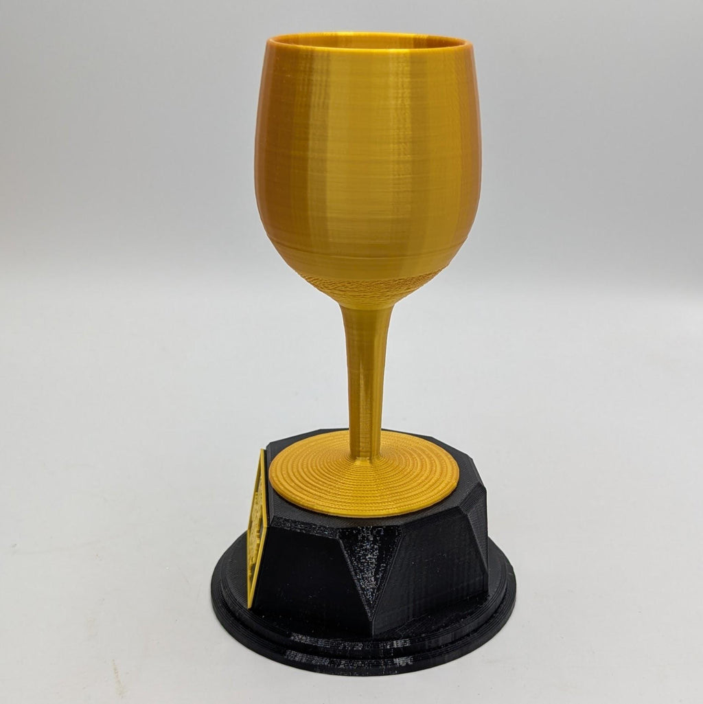 Personalised Wine Glass Trophy, Best Wine Trophy, Wine Lover Trophy, Novelty Office Trophy, Biggest Drinker Award, Custom Trophy Wine Award