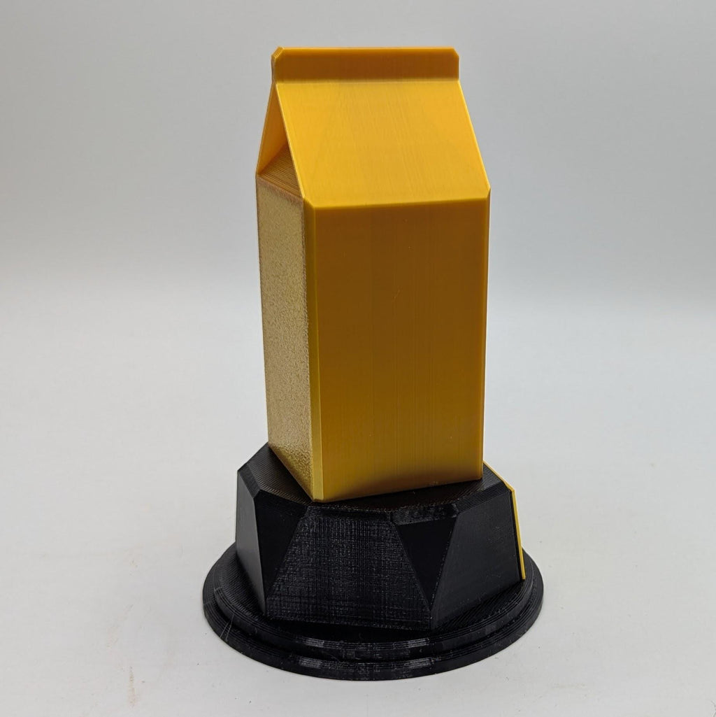 Personalised Milk Trophy, Custom Trophy Gift, Milk Lover Trophy, Milk Award Gift, Milk  Carton Gift, Milk  Lover Gift, Milk Drinker Award