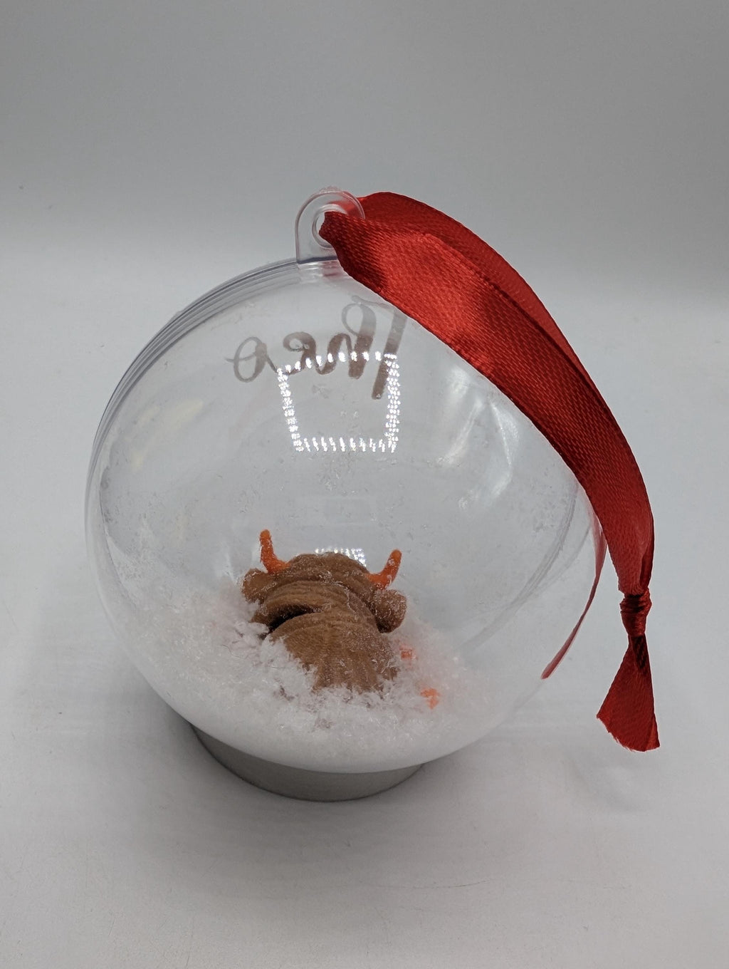 Personalised Highland Cow Bauble, First Christmas, Custom Bauble, Highland Cow Gift, Tree Custom Decoration, Personalised Christmas Ornament