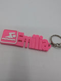 Swimming Bag Chunky Name Keyring, Swimming Bag Tag, Gift for a Swimmer, Swimming Keyring Gift, Under 5 Pound, Ready to Post Swimming Keyring