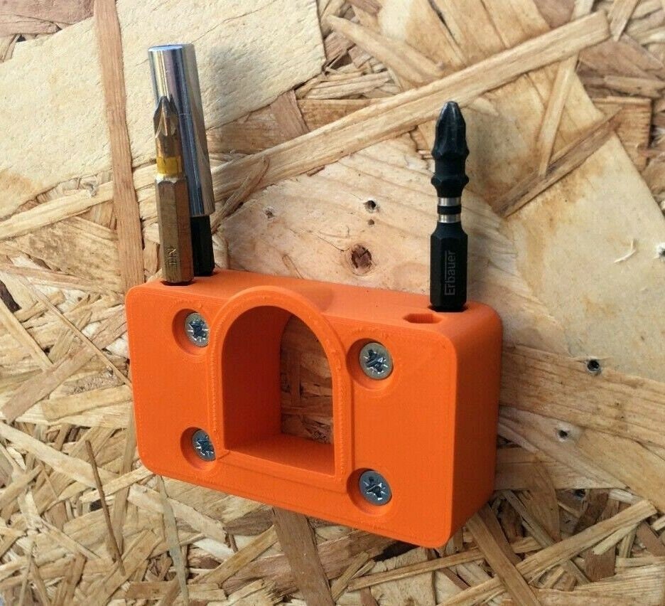 Wall Mount for Ryobi Plus One 18v Battery + colour choice / Ryobi One + Batteries / Battery Mount Holder for Ryobi Plus One 18v Battery