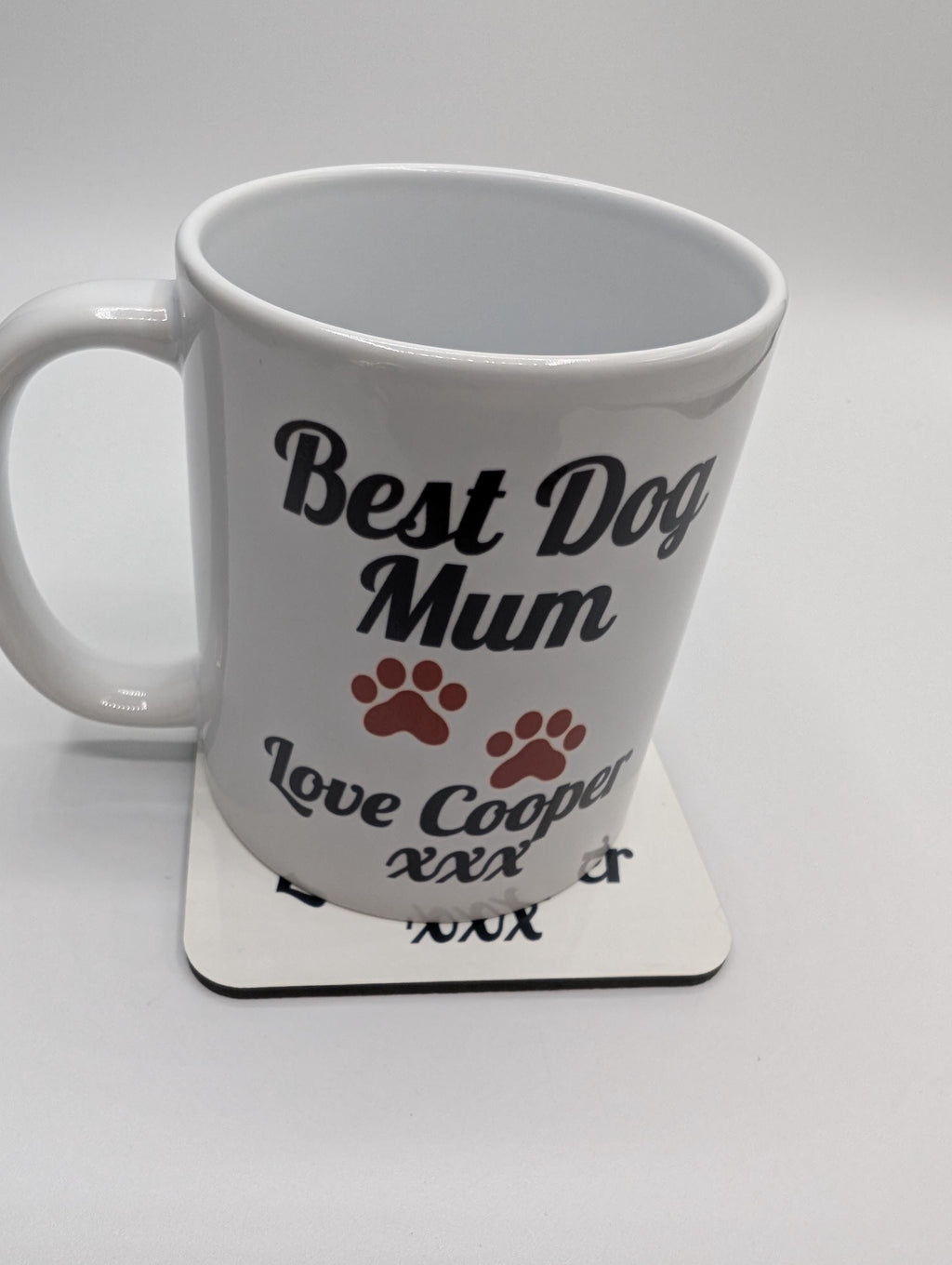The Best Dog Mum Mug / Personalised Dog Mum Mug with Paw / Dog Mum Gift / Dog Mum Mug / Gift for Dog Mum / Mother's Day Gift / Dog Mam Gift