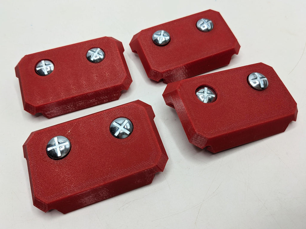 Universal Milwaukee Packout Top Mounting Cleats / Mount Feet Set + Hardware Kit / Milwaukee Packout Mounting / Milwaukee Packout Accessory