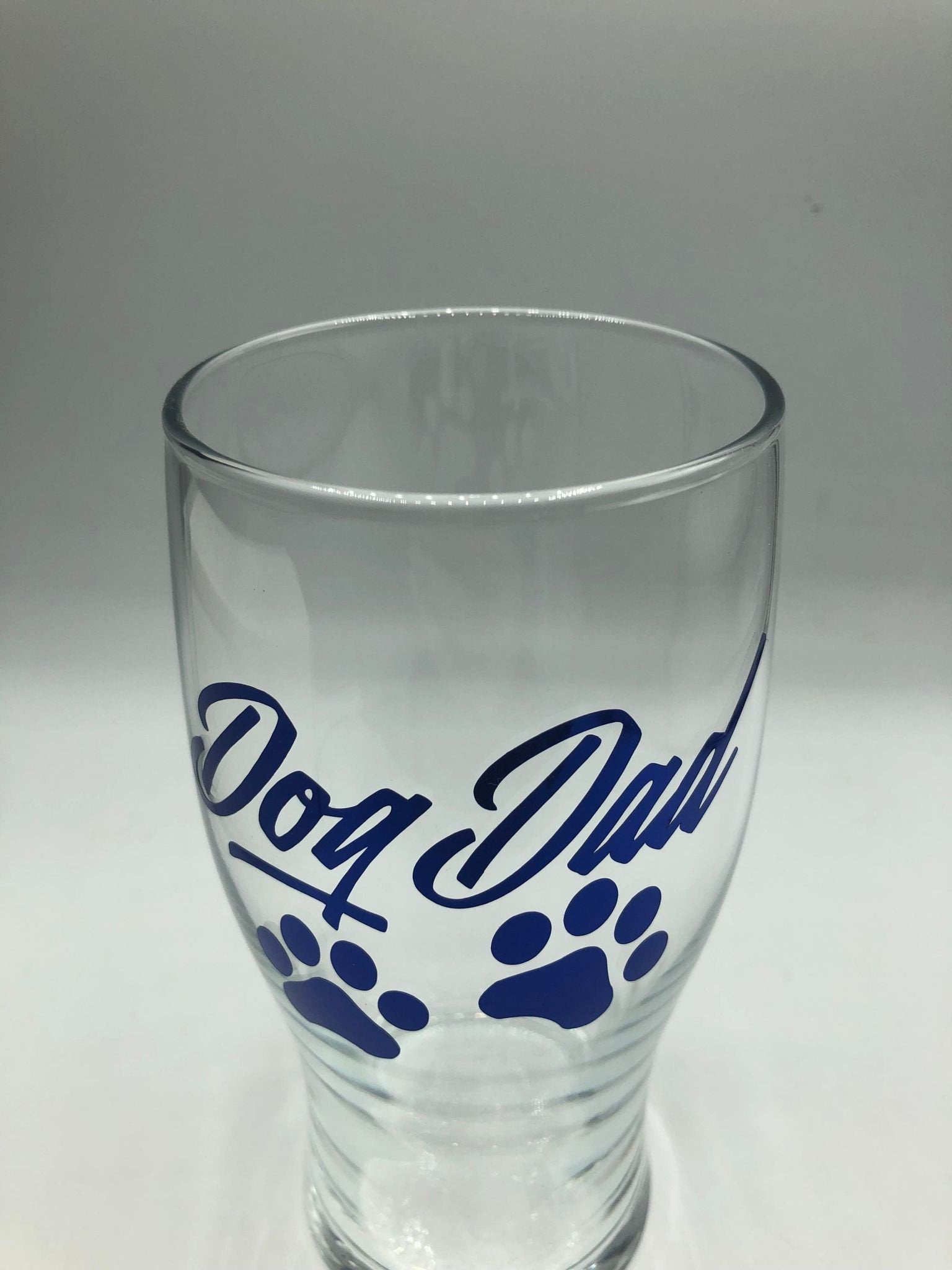 Dog Dad Pint Glass, Father's Day Gift, Present for Dad, Gift for Dog Lover, Dog Owner Gift, Pet Lover Gift, Dog Walker Present, Dog Groomer