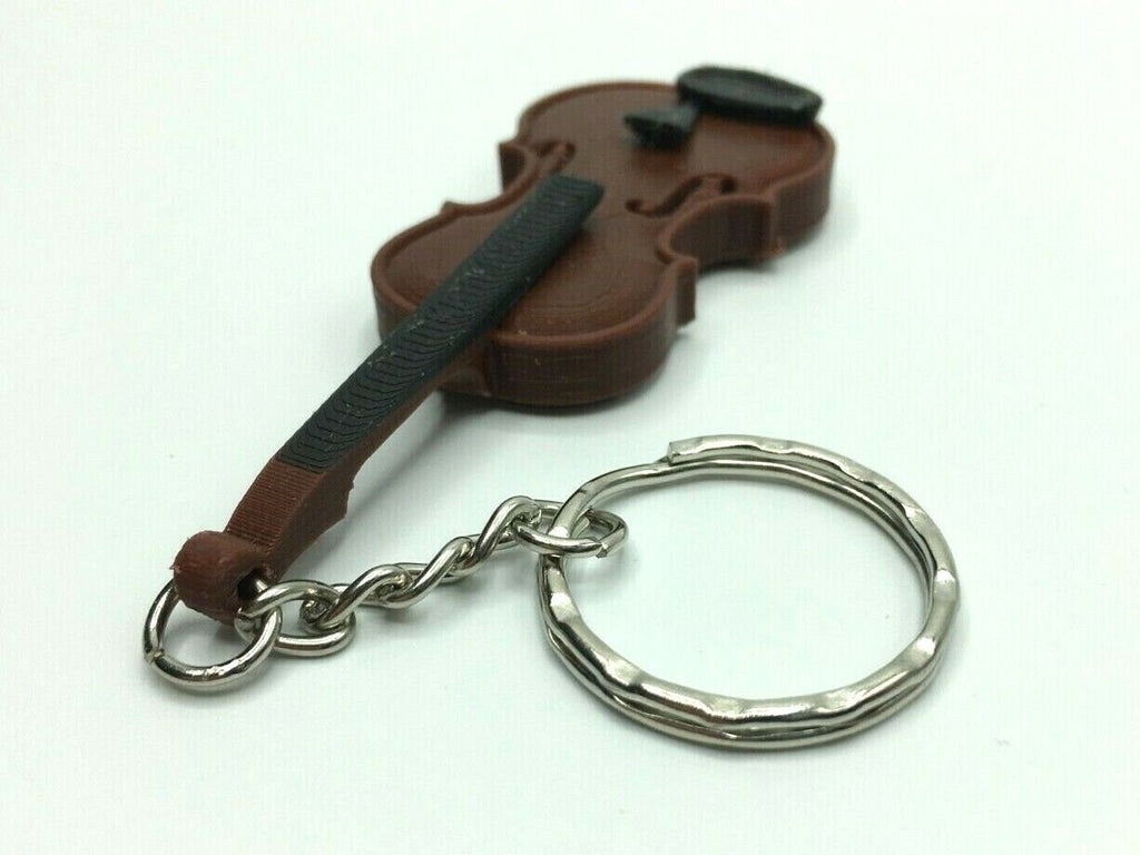 Violin 3D Keyring / Bag Tag / Ideal Gift for Violinist / Music Teacher / Violin Gift / Christmas Gift / Musician Gift / Violin Keychain