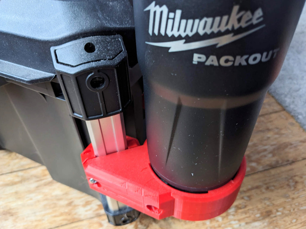 Milwaukee Thermal Tumbler, Cup Holder Milwaukee, Cup Holder for the Packout Corner Rail System, Milwaukee Accessory, Milwaukee Cup Accessory