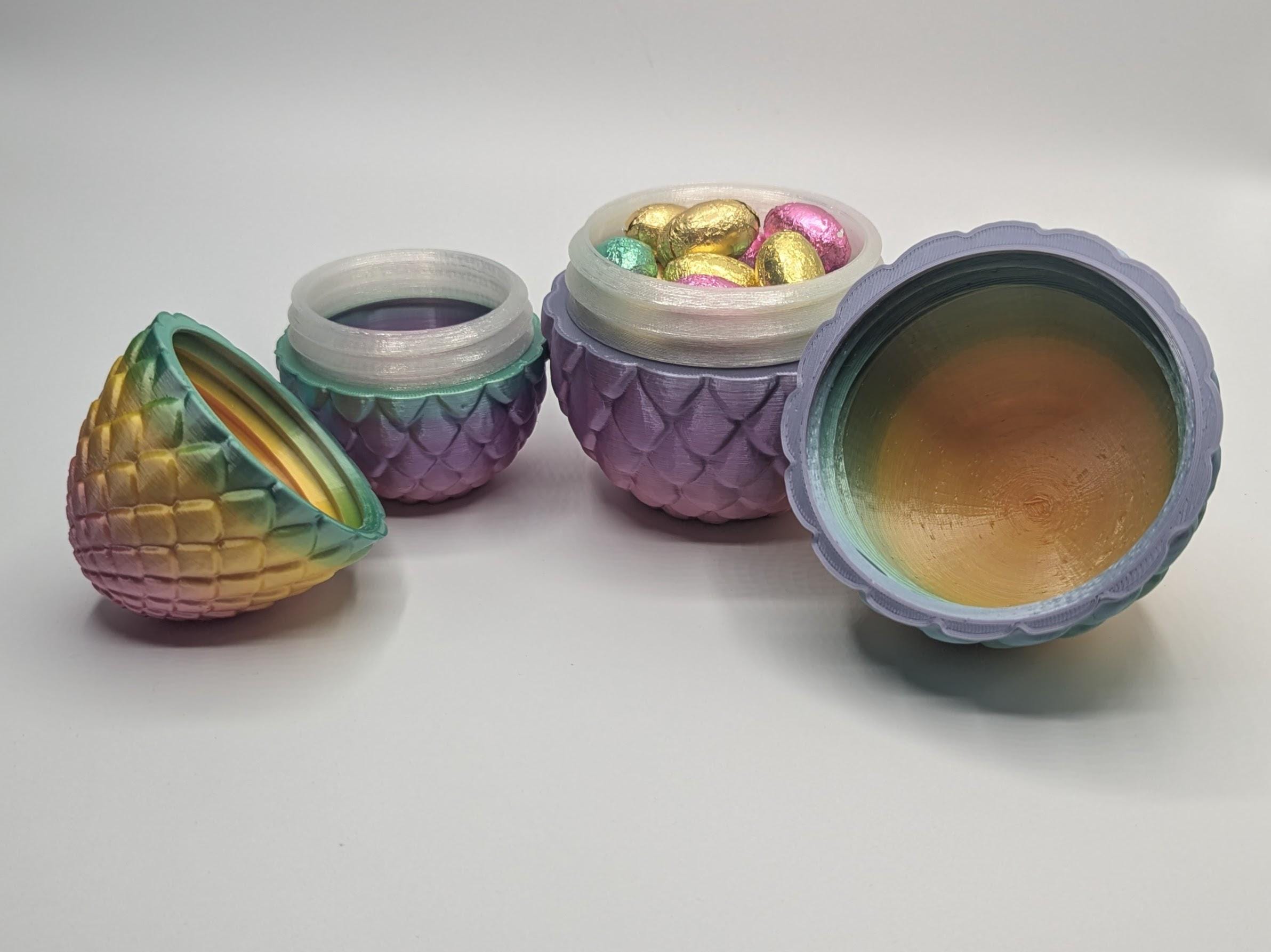 Easter Fillable Egg, Easter Sweet Holder, Easter Egg, Dragon Egg Storage, Fillable Sweet Holder, Empty Egg, Easter Keepsake, Reusable Easter