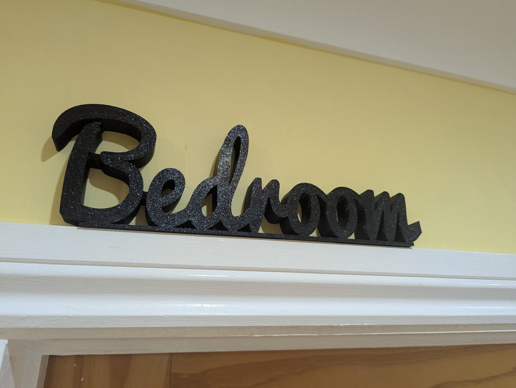 Bedroom Door Sign, Plaque for Bedroom, Custom Door Sign, Door Topper, Bedroom Sign, Above Door Sign, Bedroom Above Door Sign, Bedroom Label