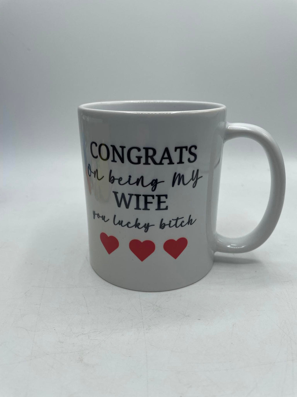 Congrats on being my Wife Mug / Valentines Mug / Funny Mug / Novelty Wife Mug / Relationship Gift / Wife Relationship Gift / Mug Gift