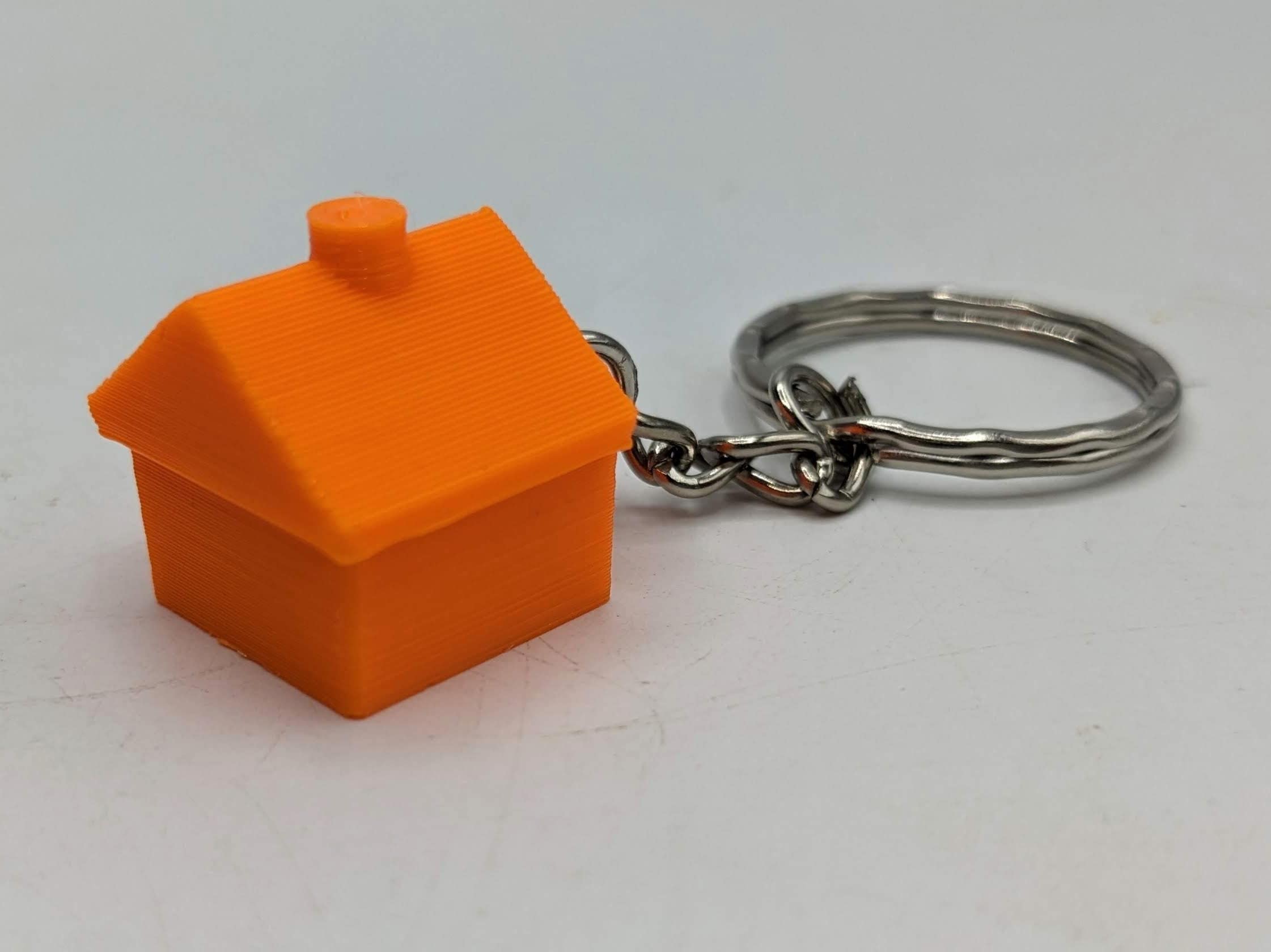 New Home Keyring / Little House Keyring / House Warming Gift / New House Keyring / House Shaped Keyring / House Key Keyring / House Key Gift