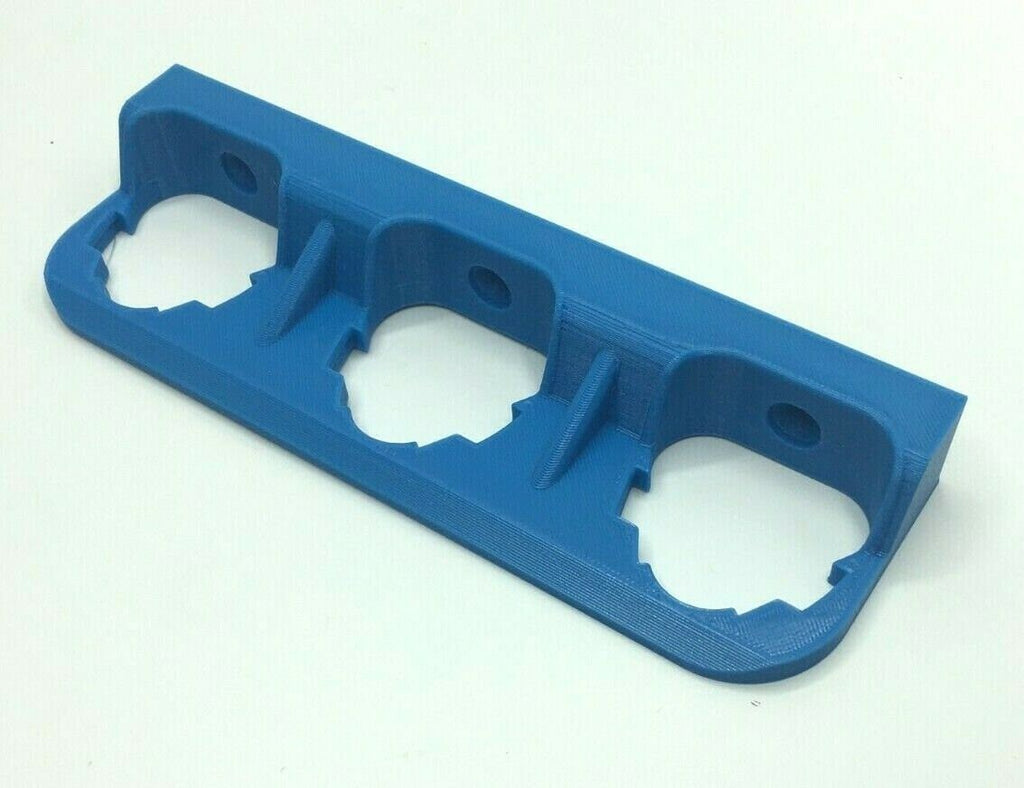 Triple Battery Mount for Parkside 12V 4ah Batteries - Shed or Workshop (Qty:1)