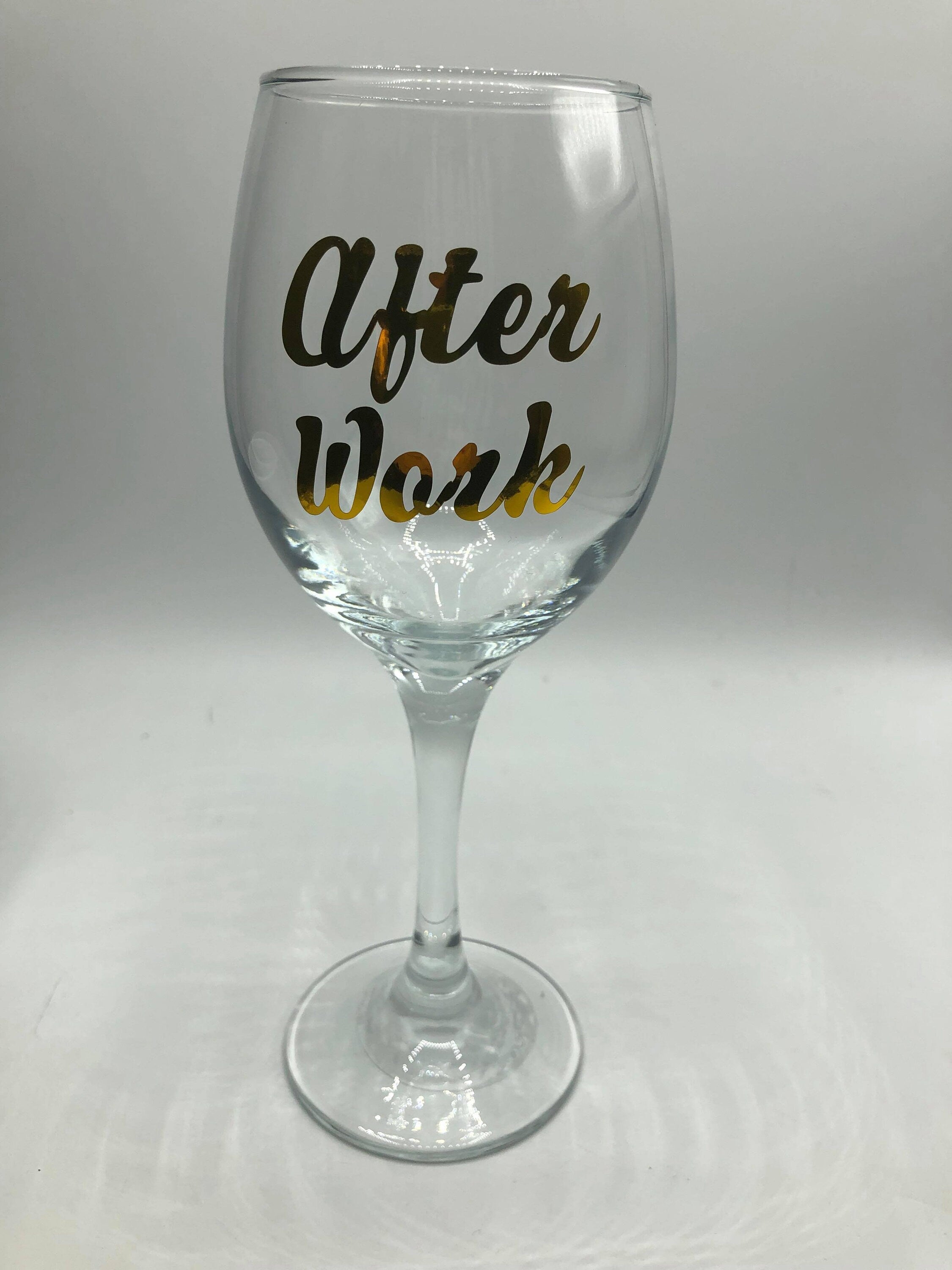 Before Work Glass, After Work Set, Set with Mug Before Work and Glass for After Work / Gift for Work Colleague / Gift for Friend / Work Gift