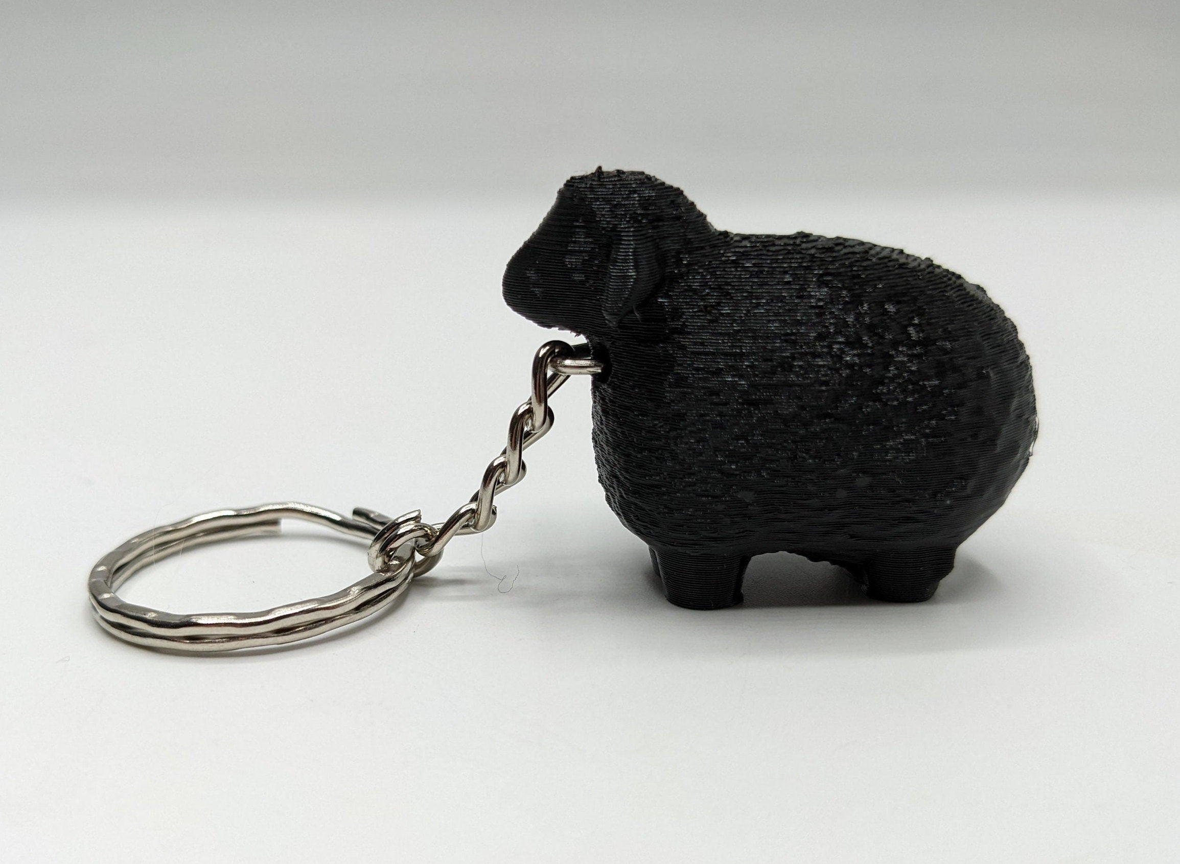 Sheep Keyring, Sheep Lover Gift, Sheep Keychain, Sheep Bag Tag Charm Gift, Ram Keyring, Ram Bag Tag, Gift for Farmer, Farmer Keepsake, Sheep