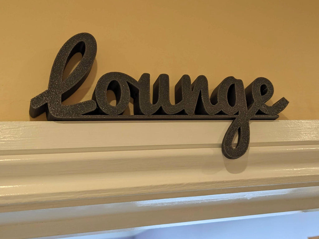 Lounge Door Sign, Home Lounge Door Sign, Room Door Sign, Door Topper, Custom Door Sign, Lounge Sign, Front Room Door Sign, Living Room Sign