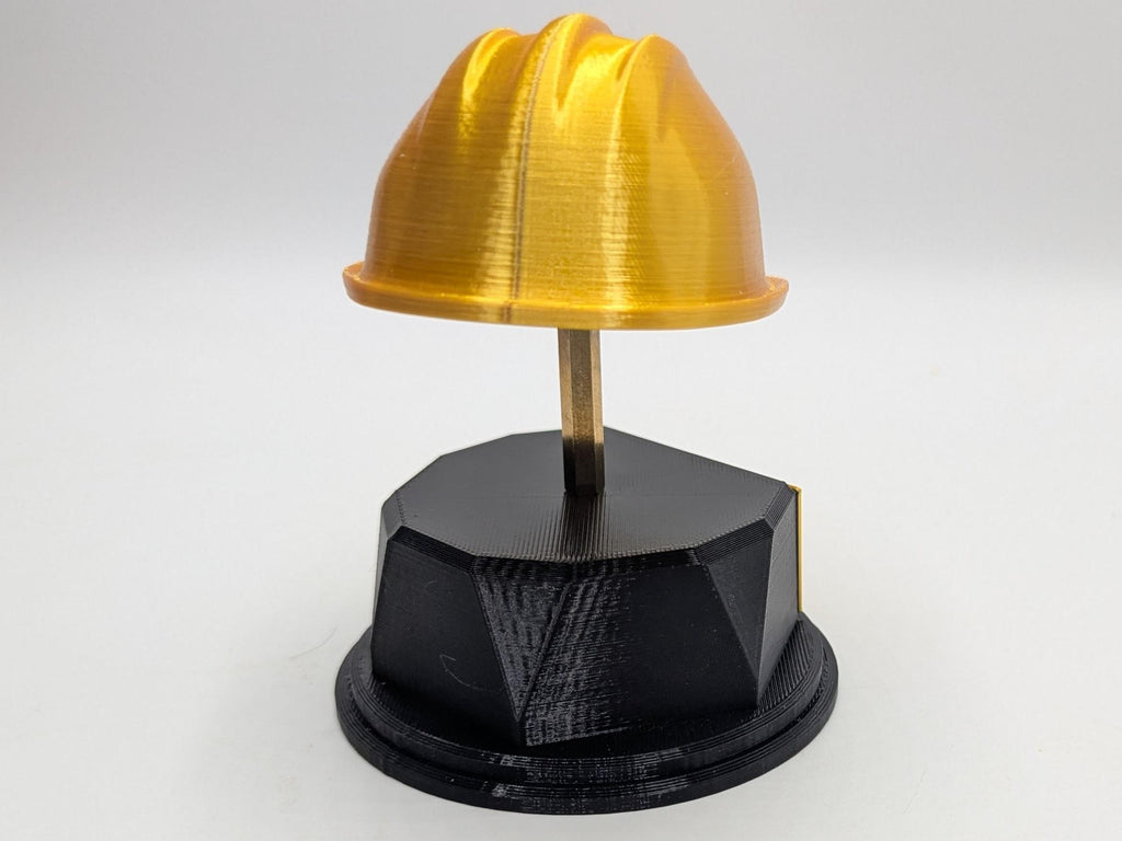 Personalised Safety Hat Trophy, Hard Hat Trophy, Gift for Builder, Custom Trophy Gift, Workman Trophy Award, Safety Hat Award, Site Award