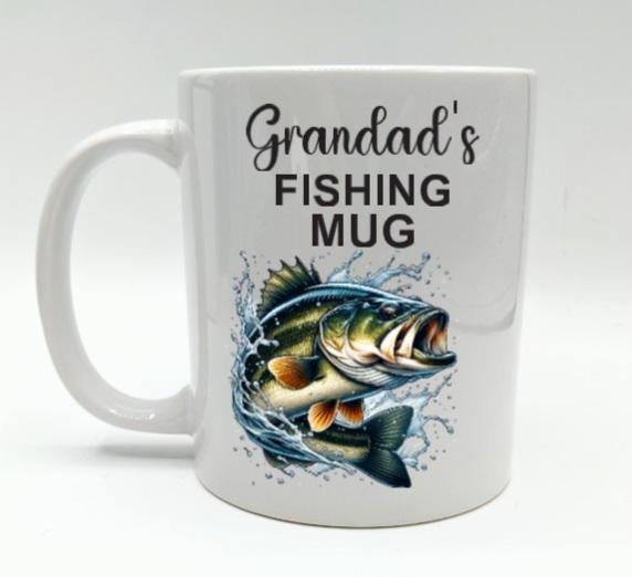 Personalised Fishing Mug, Gift for Fisherman, Personalised Fishing Gift, Sea Fishing Mug, Angler Fishing Gift, Carp Fishing Mug, Fishing