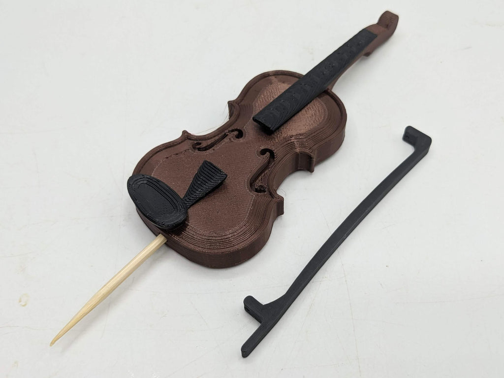 Violin Cake Topper /Violin Player Cake Topper / Musical Birthday / Violinist Cake Topper / Violin Cake / Musical Cake / Miniature Instrument