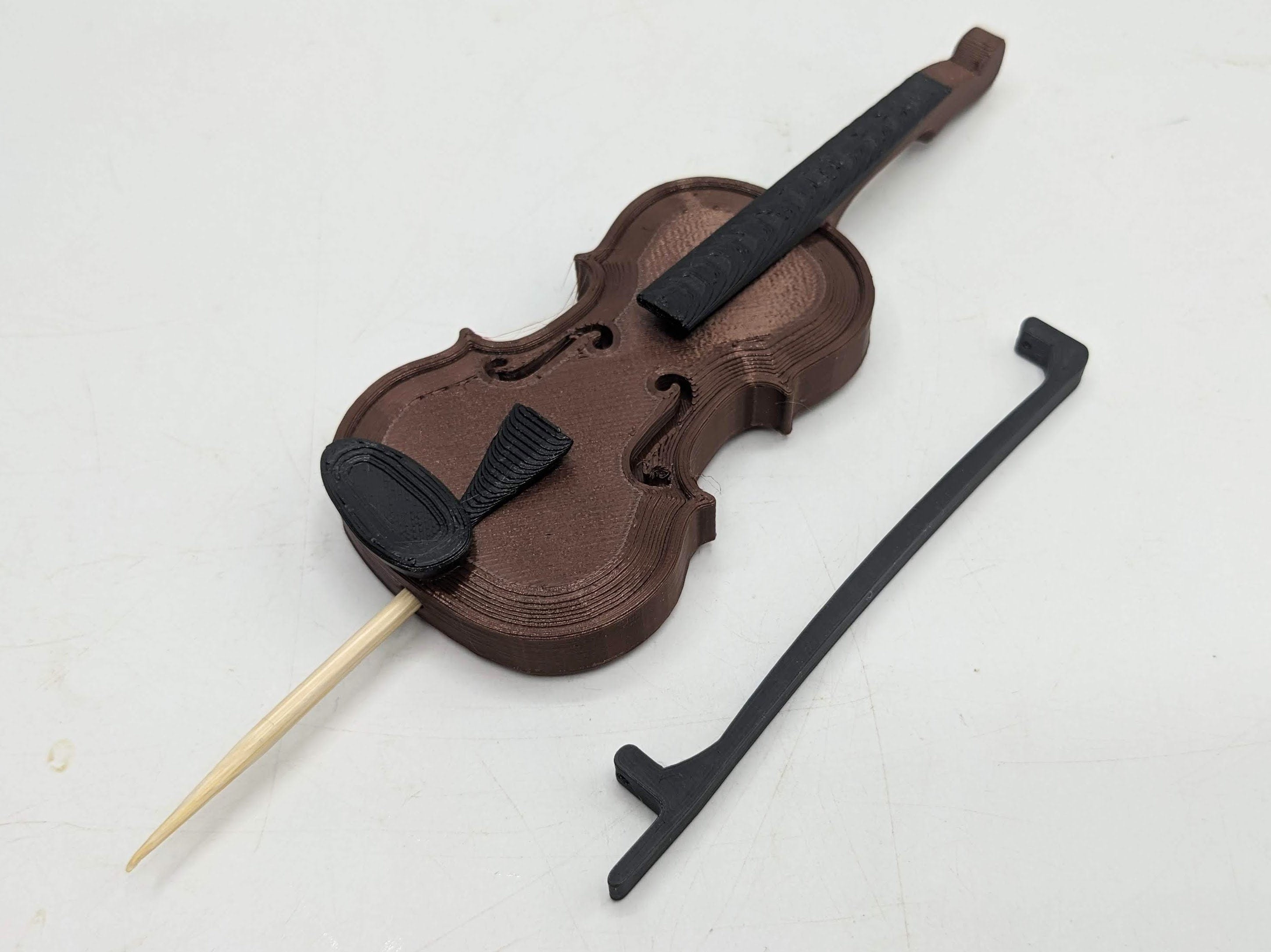 Violin Cake Topper /Violin Player Cake Topper / Musical Birthday / Violinist Cake Topper / Violin Cake / Musical Cake / Miniature Instrument