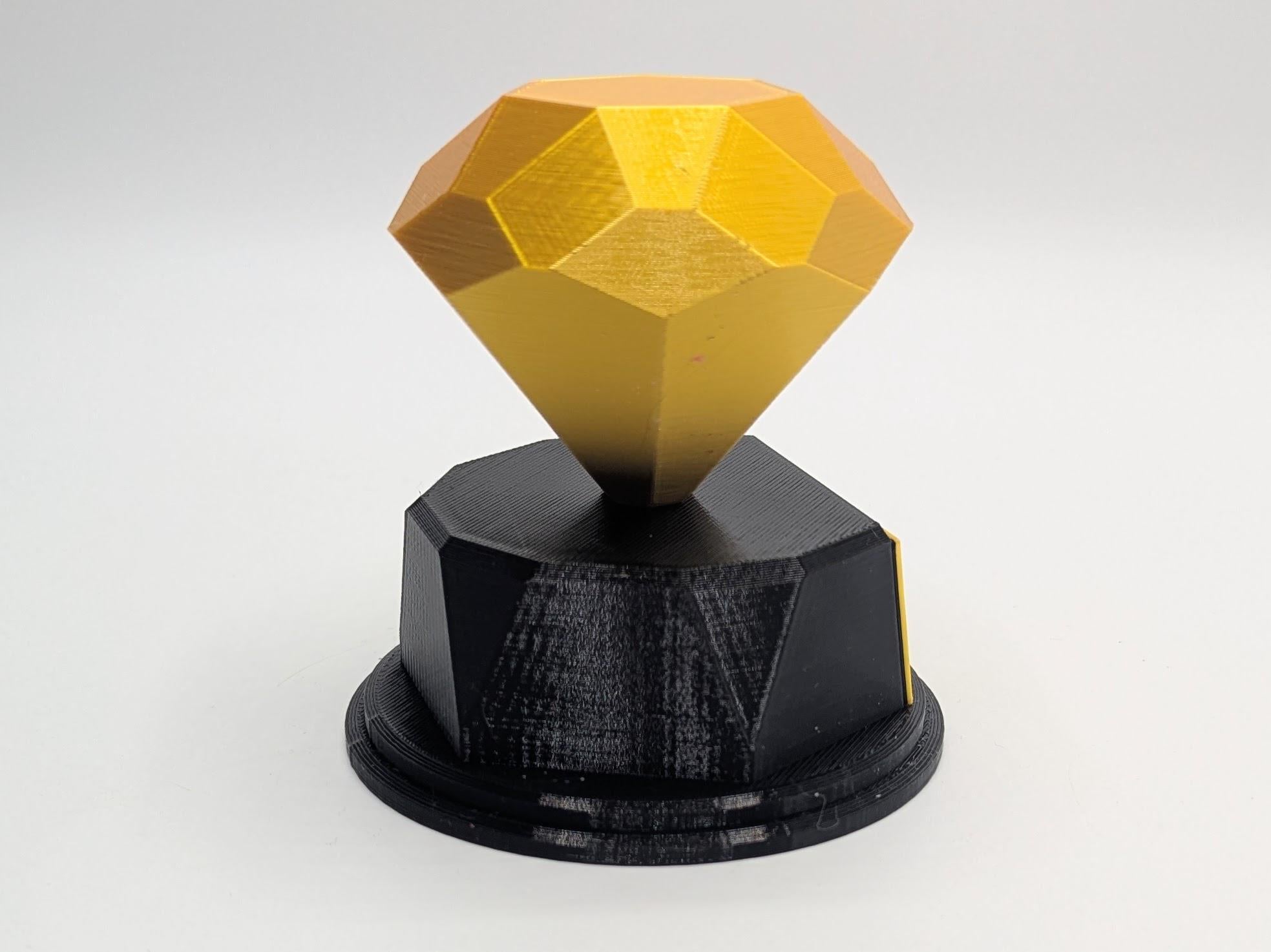 Personalised Diamond Trophy, Diamond Wedding Gift, Fun Trophy, Diamond Award, You're a Diamond Trophy, Gift for Diamond Lover, Diamond Gift