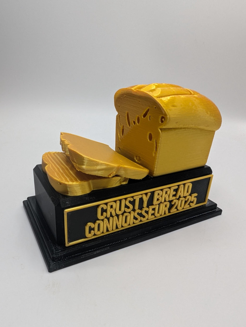 Personalised Loaf of Bread Trophy, Sandwich Award, Custom Trophy, Office Trophy, Funny Trophy, Sandwich Lover Award Gift, Crusty Bread Lover