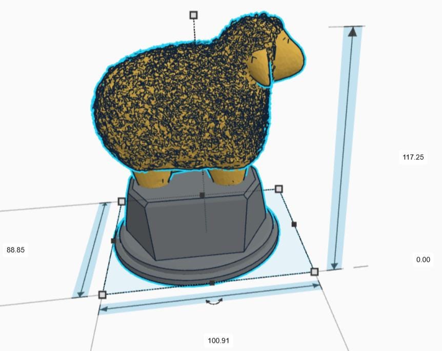 Personalised Sheep Trophy, Farmer Sheep Award, Gift for Sheep Lover, Custom Trophy Gift, Sheep Award Gift, Office Trophy, Animal Lover Award