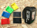 Battery Wall Mini Mount for Makita 18v Batteries (Qty:1) / Compatible Battery Storage Holder for Shed, Van or Workshop / Makita 18v Mount