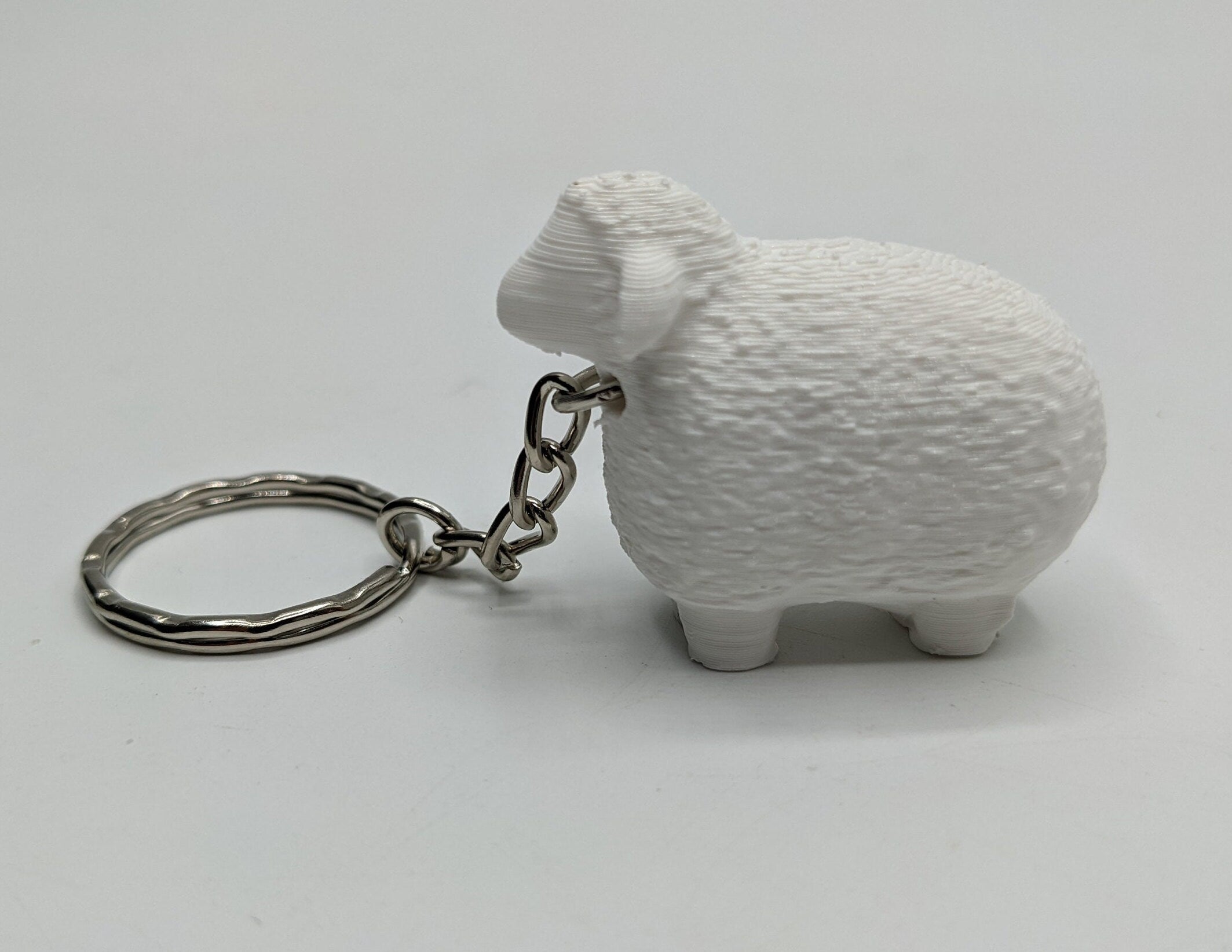Sheep Keyring, Sheep Lover Gift, Sheep Keychain, Sheep Bag Tag Charm Gift, Ram Keyring, Ram Bag Tag, Gift for Farmer, Farmer Keepsake, Sheep