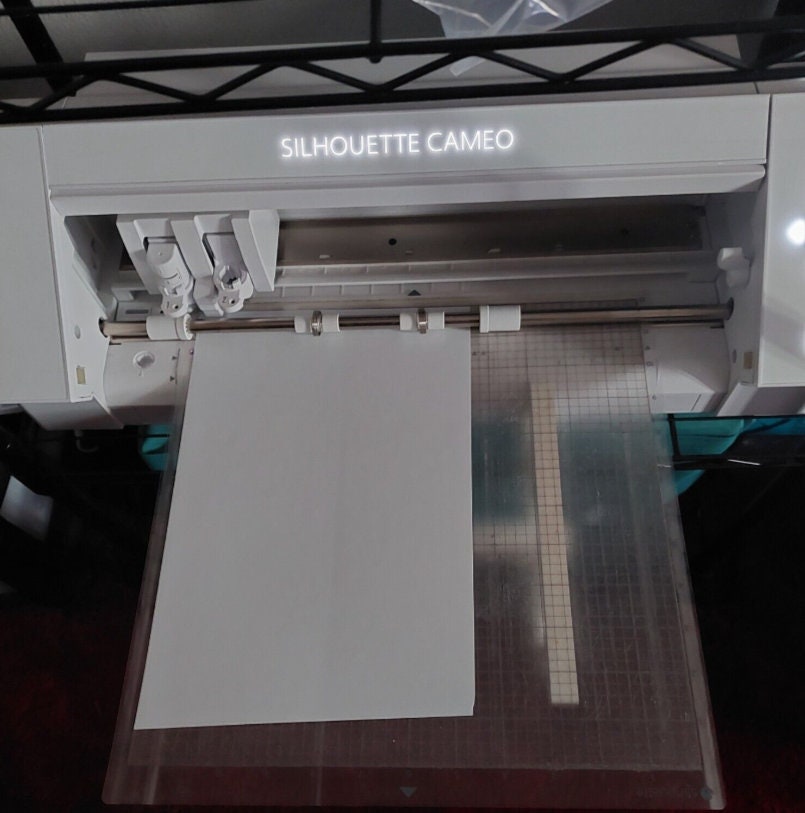 Silhouette Cameo 4 or Pro Mat Extension, Extender Holder for Silhouette Camo (stop mats falling), Mat Holder for Silhouette Camo 4 or Pro