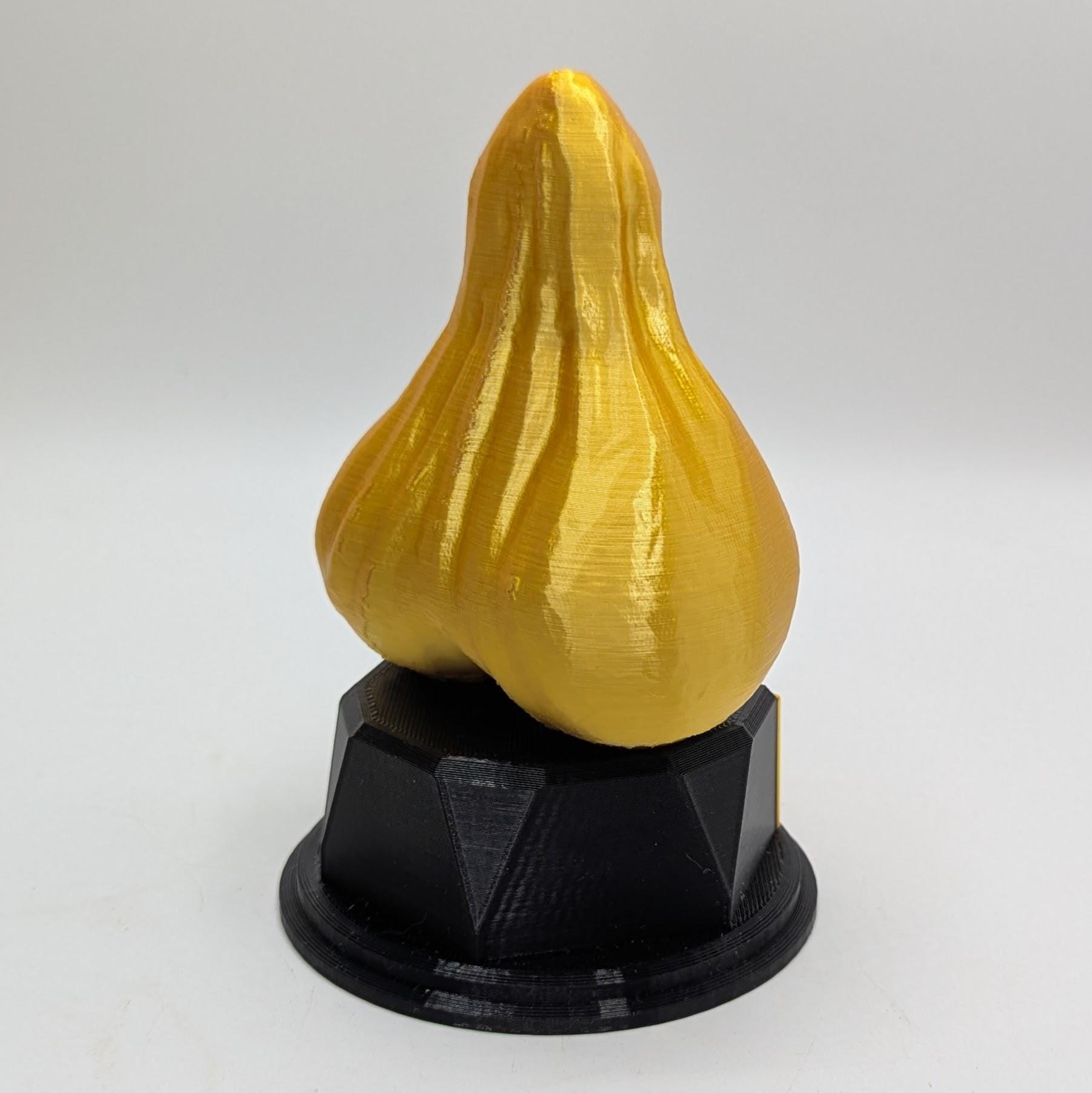 Personalised Ballsack Trophy, Ballsack Shape Gift, Ballbag Award Gift, Ballbag Joke Gift, Custom Trophy Award, Biggest Ballsack Award Gift